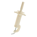 Adjustable Salon Cosmetology Mannequin Manikin Training Head Holder Mold Holding Desk Table Clamp Clamp Fasten Stand Tool White