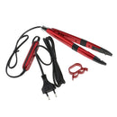 PRO Salon Home Use Hair Extension Sewing Fusion Glue Iron Connector Makeup Tool Red EU Plug