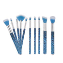 10pcs Professional Soft Kabuki Makeup Brushes Set Foundation Blush Concealer Comestic Tool