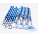 10pcs Professional Soft Kabuki Makeup Brushes Set Foundation Blush Concealer Comestic Tool