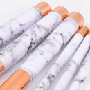 6pcs Professional Marble Texture Makeup Brushes Powder Foundation Eyeshadow Concealer Lip Comestic Set with Bag