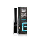 Waterproof Comestic Black Liquid Eyeliner+Black/Brown Eyebrow Pencils Long Lasting Makeup Kit