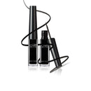 Waterproof Comestic Black Liquid Eyeliner+Black/Brown Eyebrow Pencils Long Lasting Makeup Kit
