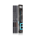 3 in 1 Eyebrow Pencil Black Eyeliner Waterproof Eye Brow Brush Beauty Makeup Tool Comestic Set