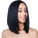 Women Natural Black Shoulder Long Straight Synthetic Hair Full Wig Heat Resistant Daily/Cosplay Party