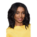 Women Black Shoulder Length Natural Curly Synthetic Hair Full Wig Heat Resistant Daily Wear /Cosplay Party