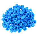 Plastic Disposable Tattoo Holder Cups Beauty Supplies Cosmetic Tool Black PACK OF 100PCS Blue