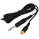 1 Piece Black Tattoo Body Art Design Machine Power Supply Hook Line Foot Switch Tattoo Applicator