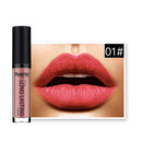 Women Girls Ladies Charming Beautiful Natural Waterproof Long Lasting Matte Velvety Finish Lip Gloss Lipstick Party Office School Travel Accessories Beauty Supplies