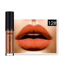 Women Girls Ladies Charming Beautiful Natural Waterproof Long Lasting Matte Velvety Finish Lip Gloss Lipstick Party Office School Travel Accessories Beauty Supplies