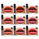 Women Girls Ladies Charming Beautiful Natural Waterproof Long Lasting Matte Velvety Finish Lip Gloss Lipstick Party Office School Travel Accessories Beauty Supplies