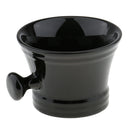 Black Ceramics Men's Shaving Mug Bowl Barber Beard Shave Brush Soap Mug Cup