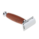 Luxury Shaving Set Rosewood Safety Shaver Shave Brush Alloy Stand Holder
