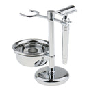 Men Daily Use Gift Removable Classic Shaving Shaver Tool Set Razors+Brush+Stand Weighted Base+Bowl