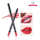 Set of 12 Colors Cosmetic Professional Contour Lipstick Waterproof Lip Liner Soft Smooth Pencil Makeup