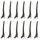 12 Pieces Hairdressing Salon Matte Sectioning Clamp Hair Clips Hairpins Grip Barrettes