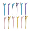 Set 12 Pieces Hairdressing Hairpin Clip Barber Colorful Salon Tools Hair Care Clamps Styling Accessories