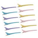 Set 12 Pieces Hairdressing Hairpin Clip Barber Colorful Salon Tools Hair Care Clamps Styling Accessories