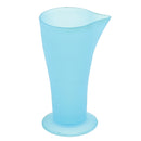 Blue Plastic Reusable Hairstyle Salon Hair Tint Dye Coloring Measuring Cup