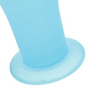 Blue Plastic Reusable Hairstyle Salon Hair Tint Dye Coloring Measuring Cup