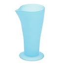 Blue Plastic Reusable Hairstyle Salon Hair Tint Dye Coloring Measuring Cup