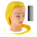 26" Cosmetology Mannequin Head Hairdresser Long Hair Training Tool Beauty