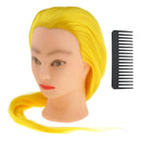 26" Cosmetology Mannequin Head Hairdresser Long Hair Training Tool Beauty