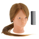 26'' Salon Barber Cosmetology Hairdressing Manikin Hair Styling Training Head Mannequin with Synthetic Fiber