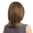 Natural Women Synthetic Hair Wig Short Straight Full Wigs For Cosplay Brown