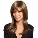 Breathable Natural Long Straight Wig Synthetic Full Head Wigs Soft Silky Women Girl Fancy Dress Accessories for Party Cosplay Custume