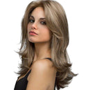 Women's Fashion Long Curly Wave Wig Natural Full Head Wigs Light Blond 22"