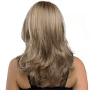 Women's Fashion Long Curly Wave Wig Natural Full Head Wigs Light Blond 22"