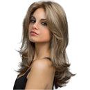 Women's Fashion Long Curly Wave Wig Natural Full Head Wigs Light Blond 22"