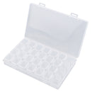 28 Piece Mini Plastic Jewelry Beads Earring Pill Storage Box Containers Case
