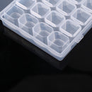 28 Piece Mini Plastic Jewelry Beads Earring Pill Storage Box Containers Case