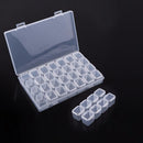 28 Piece Mini Plastic Jewelry Beads Earring Pill Storage Box Containers Case