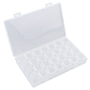 28 Piece Mini Plastic Jewelry Beads Earring Pill Storage Box Containers Case