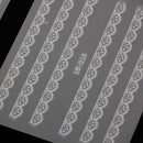 30 Sheets Fashion 3D Lace Flower Design Nail Art Stickers Polish Decal Nail Tip Decoration Set