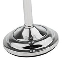 Stainless Steel Free Standing Vanity Dual Side Cosmetic Make Up Mirror For Bathroom 3x Magnification Polished 8 inch