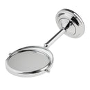6'' Stainless Steel Tabletop Double Sided Free Standing Vanity Shaving Make Up Mirror For Shower Bathroom 3x Magnification 360Â°Adjustable Swivel Rotation
