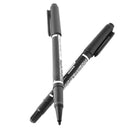 10 Pieces Black Double Ended Waterproof Permanent Oily Paint Marker Pen Set