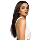 Fashion Natural Long Straight Wig Synthetic Hair Wigs Dark Brown For Women
