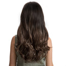 Fashion Charming Layered Long Curly Wavy Wig Synthetic Hair Wigs Brown White Mixed for Women Daily Wear/Party Cosplay