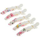 5pcs Hair Section Alligator Clamp Clips Croc Claw Hairdressing Salon