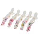 5pcs Hair Section Alligator Clamp Clips Croc Claw Hairdressing Salon