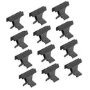 Bulk Lot 12pcs Butterfly Shaped Professional Plastic Hair Claw Salon Section Hairdressing Clip Clamp Grips
