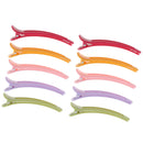 Bulk Lot 10 Pieces Colorful Plastic Salon Hair Clips Hairdressing Sectioning Clamps Hairpins Styling Accessories Section Grips