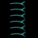 6 Pieces Blue Plastic Salon Hair Clips Hairdressing Section Clamps Hairpins Grips Styling Accessories 12cm