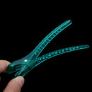 6 Pieces Blue Plastic Salon Hair Clips Hairdressing Section Clamps Hairpins Grips Styling Accessories 12cm