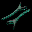 6 Pieces Blue Plastic Salon Hair Clips Hairdressing Section Clamps Hairpins Grips Styling Accessories 12cm